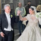 Alexis Ayala con su esposa.