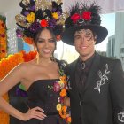 Danilo con Andrea Meza.