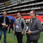 Los funcionarios alemanes estuvieron ya en el Liga vs. Independiente y prevén estar también en el Clásico del Astillero de este domingo 12 de noviembre.