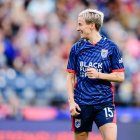 La futbolista estadounidense Megan Rapinoe en sus últimos partidos con el Ol Reign de la liga de fútbol femenino de ese país.