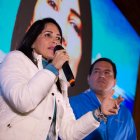 Dirigente. Luisa González fue la candidata presidencial del correísmo.