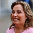 Lima. La presidenta Dina Boluarte, en un reciente acto público.