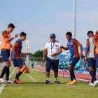 Ecuador en su entrenamiento antes de enfrentar a Indonesia.