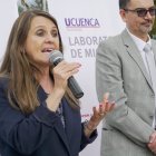 La Dra. María Augusta Hermida, rectora de la Universidad de Cuenca, en una foto de Archivo.