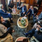 Cita. La mañana de este 9 de noviembre, las autoridades del país se reunieron con la administradora de la USAID, Samantha Power