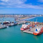 Terminal. La actividad del comercio exterior que se realiza en el puerto de Manta, en la provincia de Manabí, donde está la filial Agunsa.