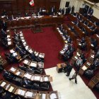 Lima. El hemiciclo del Congreso, durante una sesión plenaria.