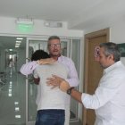 Hospital. Doctores del Hospital de Salud Mental, en Mapasingue, atienden a una persona que se siente con una profunda depresión