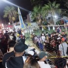 Playas. Las personas no podían creer lo sucedido en pleno centro.