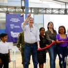 Acto. El presidente Guillermo Lasso en la entrega de 503 viviendas en la provincia.