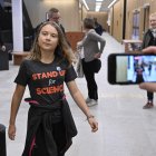 Fotografía de archivo, tomada el pasado 11 de octubre, en la que se registró a la ambientalista sueca Greta Thunberg, en Malmo (Suecia)