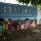 Fachada de la ONG, Centro de Comunicación y Educación Popular (CANTERA), hoy en Managua (Nicaragua), cerrada a petición del Gobierno del presidente Daniel Ortega.