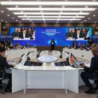 Reunión ministerial de defensa de Corea del Sur y los Estados miembros del Comando de la ONU (UNC por sus siglas en inglés), en el Ministerio de Defensa en Seúl, el 14 de noviembre de 2023.