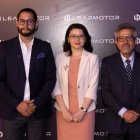 Ejecutivos de Leapmotor para anunciar los detalles en el país.