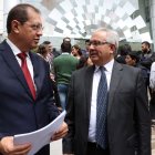 Santiago Guarderas y Francisco Rocha, en representación de varios medios de comunicación, presentaron su demanda ante la Corte Constitucional.