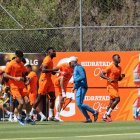 Previo al viaje a Maturín, la Tricolor cumplió con un entrenamiento en la Casa de la Selección.
