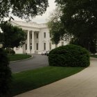 Vista general del costado norte de la Casa Blanca, en Washington DC (EE.UU.).