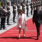 En su lugar, estuvo quién fue elegida como su asambleísta alterna por el movimiento Construye, Nataly Morillo Solórzano.