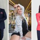 Gustavo Navarro, Marián Sabaté y María Isabel Crespo, tres de los rostros más populares de la televisión ecuatoriana.