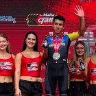 El ciclista ecuatoriano Nixon Rosero lidera la Vuelta a Guatemala.