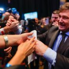 Javier Milei celebró su victoria sobre Sergio Massa, actual ministro de Economía de Argenitna.