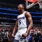 De"Aaron Fox, de los Sacramento Kings, promedió 32 puntos por encuentro.