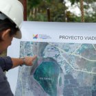 Revisión de la zona de influencia donde se construirá el quinto puente, que conectará a Guayaquil con Durán y la vía Puerto Inca–Naranjal.