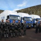 Entrega. En el Grupo de Intervención y Rescate (GIR) se entregaron vehículos e implementos para la Policía.