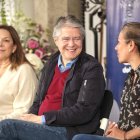 Voz. El saliente presidente Guillermo Lasso deja el cargo y su último discurso fue una rendición de cuentas.