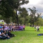 La mayoría lo esperó desde antes que se iniciara la ceremonia.