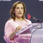 Dina Boluarte, presidenta de Perú.