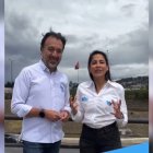 Pabel Muñoz y Luisa González salieron en un video donde ofrecían construir la universidad en Chillogallo, al sur de Quito.