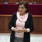 Ximena Córdova, presidental del Caces, en una actividad oficial.