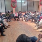 Cita. El martes se desarrolló una reunión en el Municipio de Saquisilí en Cotopaxi por el tema de los migrantes.