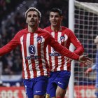 Antoine Griezmann fue el autor del único tanto del Atlético que les permite seguir sumando.