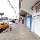 Cierres. Muchos negocios han optado por cerrar sus puertas y mudarse a otros sectores. Las ‘vacunas’ alimentan la violencia criminal en el cantón.