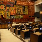 Legislativo. Imagen referencial del hemiciclo de la Asamblea Nacional.