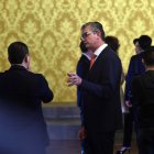 El ministro de Finanzas (derecha), Juan Carlos Vega Malo, durante la fotografía oficial del Gabinete.