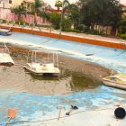 Obra. Fue inaugurada en agosto de 2015 y consistió en el mejoramiento del reservorio de agua, la construcción de áreas verdes, una pileta y paso peatonal.