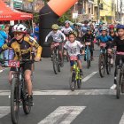 En Pedro Carbo, cientos de niños disfrutaron del ciclismo.