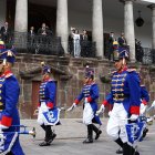 Evento. Estuvo previsto que Daniel Noboa presida la ceremonia de cambio de guardia, pero acudió Abad.
