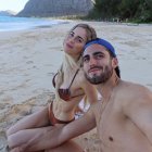 Según las publicaciones de Campana, Ariana sería su enamorada desde agosto de 2023.