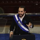 El presidente de El Salvador, Nayib Bukele, en una fotografía de archivo.