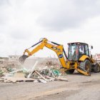 Sitio. El basurero ocupa un terreno de más de 5.000 metros cuadrados entre la cooperativa El Ejército y Oramas González.