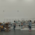 Ultimando detalles para la feria del Libro que se realizará en el l Centro de Convenciones Metropolitano