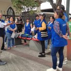 Suceso. Las autoridades, junto con el vecindario, realizaron simulacros en caso de emergencias por El Niño.