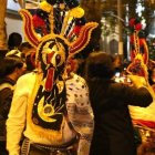 Desfile Mascarada Nocturna en la Av. Amazonas.