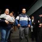 Ellos fueron los dos usuarios que llegaron primero hasta una de las estaciones del Metro de Quito.