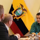 El presidente Daniel Noboa cumple agenda en la ciudad de Guayaquil.