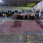 El material incautado por los guardacostas en una zona de Cartagena.